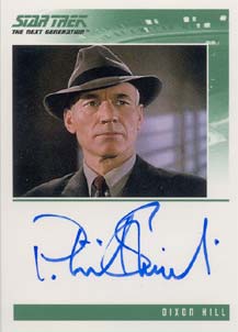 Patrick Stewart as Private Detective Dixon Hill Autograph card