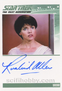 Rosalind Allen as Yanar Autograph card