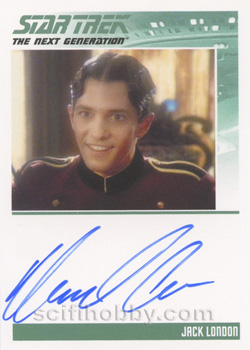 Michael Aron as Jack London Autograph card
