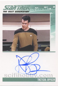 Diedrich Bader as Tactical Officer Autograph card