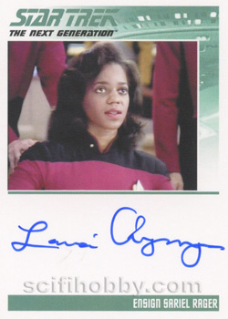 Lanai Chapman as Ensign Sariel Rager Autograph card