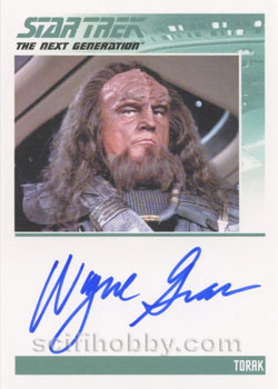Wayne Grace as Torak Autograph card