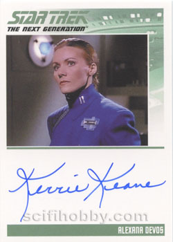 Kerrie Keane as Alexana Devos Autograph card