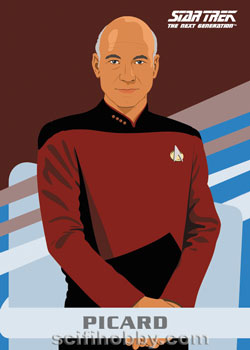 Captain Jean-Luc Picard Star Trek TNG Universe Gallery card
