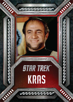 Kras from Friday's Child Laser Cut Villians card