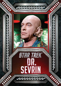 Dr. Sevrin from The Way to Eden Laser Cut Villians card