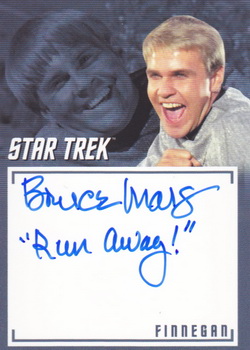 Bruce Mars as Finnegan in Shore Leave Inscription Autograph card