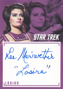 Lee Meriwether as Losira in That Which Survives Inscription Autograph card