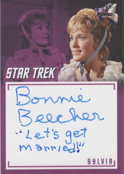 Bonnie Beecher as Sylvia in Spectre of the Gun Inscription Autograph card