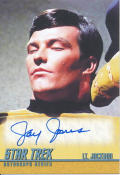 Jay Jones as Lt. Jackson in Catspaw Other Autograph card