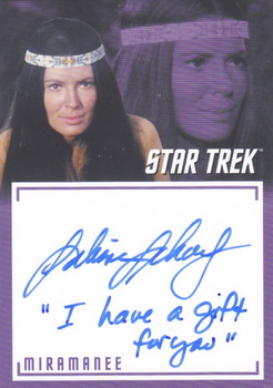 Sabrina Scharf as Miramanee in The Paradise Syndrome Inscription Autograph card
