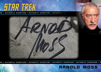 Arnold Moss as Anton Karidian Cut Signature card