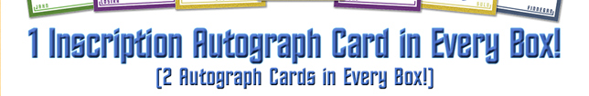 1 inscription autograph card in every box