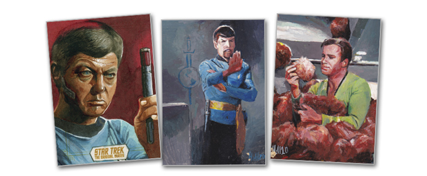 Sample selection of sketch cards