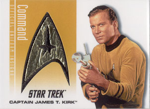 Captain Kirk Bridge Crew Delta Shield Patch card
