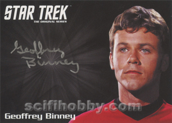 Geoffrey Binney as Compton from Wink of an Eye Autograph card