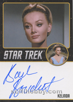 Barbara Bouchet as Kelinda from By Any Other Name Autograph card