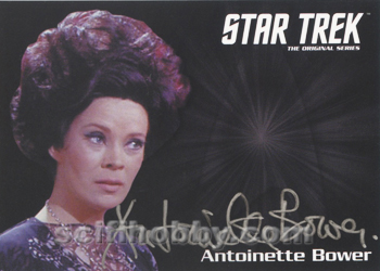Antoinette Bower as Sylvia from Catspaw Autograph card