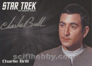 Charlie Brill as Arne Darvin from The Trouble With Tribbles Autograph card