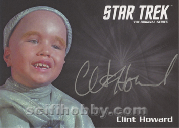 Clint Howard as Balok from The Corbomite Maneuver Autograph card
