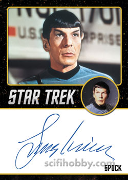 Leonard Nimoy as Spock Autograph card