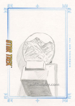 All Our Yesterdays	by	Chuck Zsolnai Hand-Drawn Sketch card
