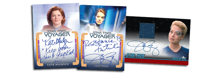 Mulgrew and Ryan Autograph cards