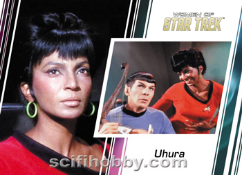 Uhura and Spock Base card