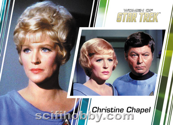 Christine Chapel and Dr. McCoy Base card