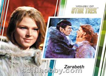 Zarabeth and Spock Base card