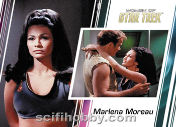 Marlena Moreau and James Kirk Base card