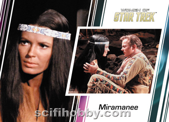 Miramanee and James Kirk Base card