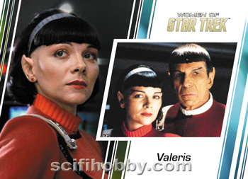 Valeris and Spock Base card