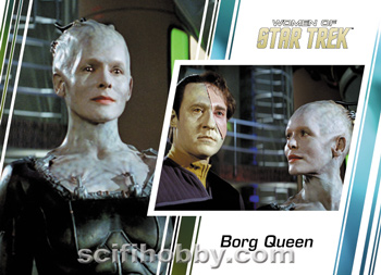 Borg Queen and Data Base card