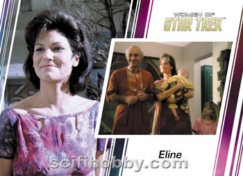 Eline and Jean-Luc Picard Base card