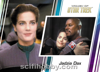Jadzia Dax and Benjamin Sisko Base card