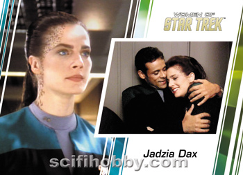 Jadzia Dax and Dr. Bashir Base card