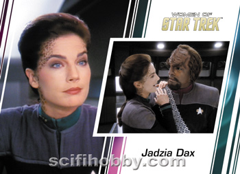 Jadzia Dax and Worf Base card