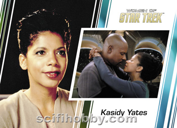 Kasidy Yates and Benjamin Sisko Base card