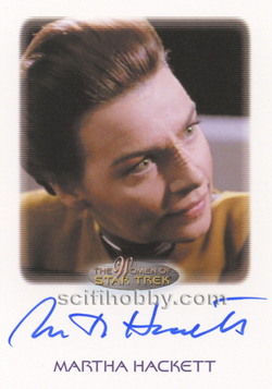 Martha Hackett as Seska Autograph card