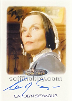 Carolyn Seymour as Mrs. Templeton Autograph card