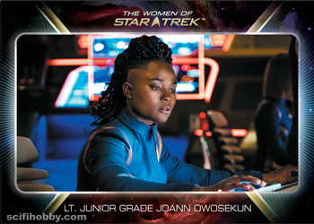 Lt. Joann Owosekun 2010 Women of Star Trek Base Expansion card