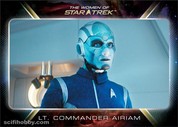 Lt. Commander Airiam 2010 Women of Star Trek Base Expansion card