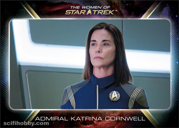 Admiral Katrina Cornwell 2010 Women of Star Trek Base Expansion card