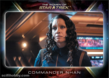 Commander Nhan 2010 Women of Star Trek Base Expansion card