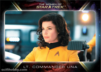 Lt. Commander Una 2010 Women of Star Trek Base Expansion card