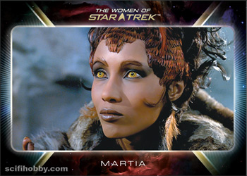 Martia 2010 Women of Star Trek Base Expansion card