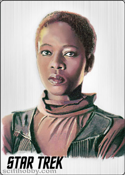 Lily Sloane Starfleet's Finest Painted Portrait Metal card - Numbered to 50