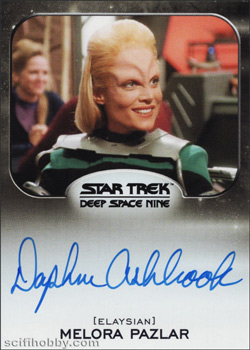 Daphne Ashbrook Autograph card