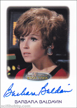 Barbara Baldavin Autograph card